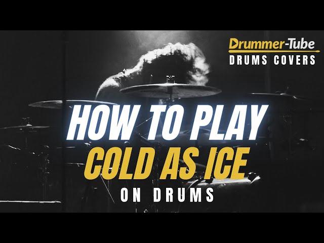 How to play "Cold As Ice" (Foreinger) on drums | Cold As Ice DRUM COVER