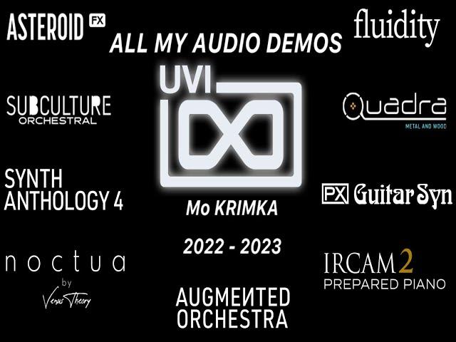 All my VST Audio Demos for UVI / By Mo KRIMKA