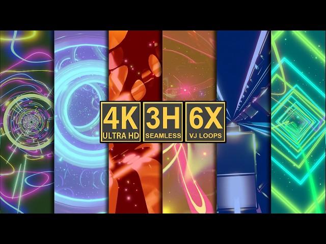 3 hours    VJ Loops 4K Traditional Background Video