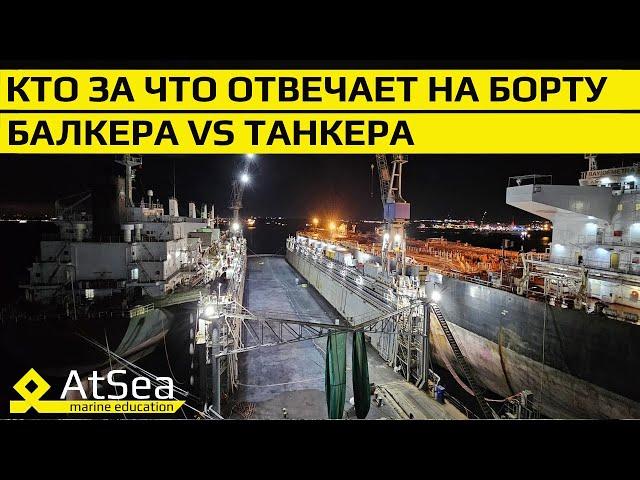 Балкера VS Танкера - Сравнение зон ответственности Механиков на борту.