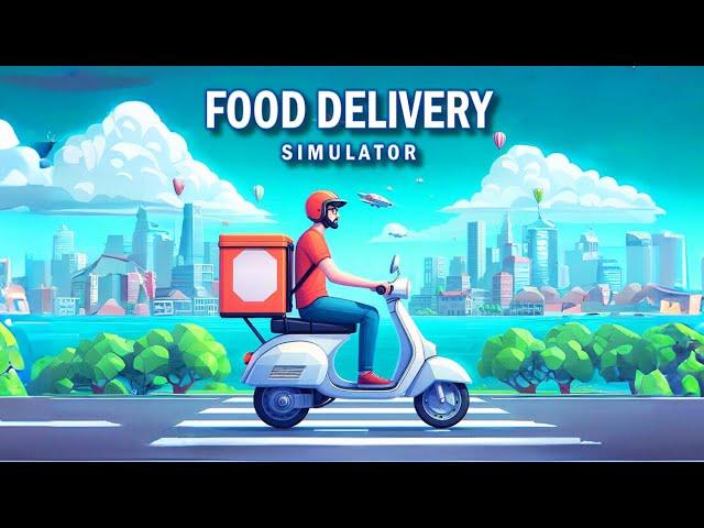 Food Delivery Simulator. A First Look At A Brand New Game!