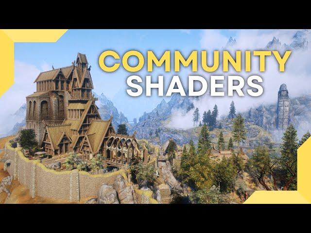 Skyrim Community Shaders: AMAZING Graphics and Performance