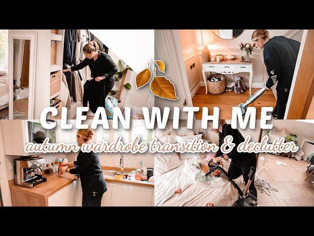 AUTUMN CLEAN WITH ME | ALL DAY CLEANING AND WARDROBE SEASON SWITCH OVER | Emma Nightingale