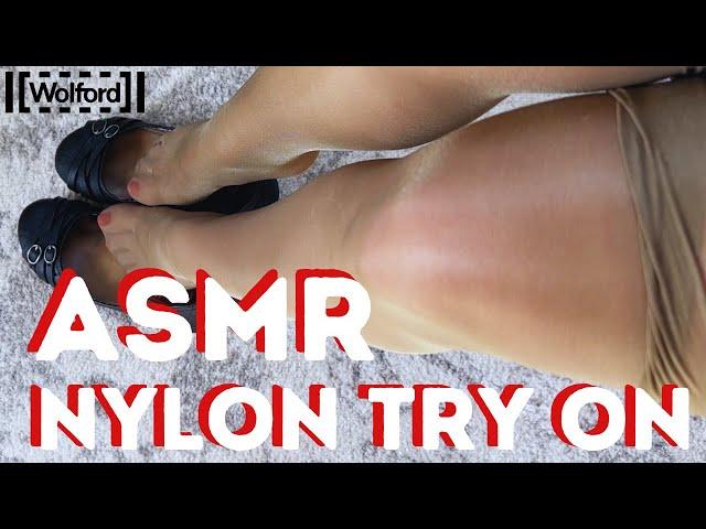 ASMR Nylon Try On | Wolfords Satin Touch 20s ROCK