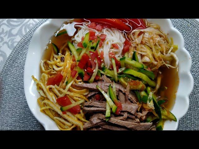 КУКСИ по Корейски /Kuksi tayyorlash/ Кукси тайёрлаш /это очень вкусно в жару!/Кукси холодный суп