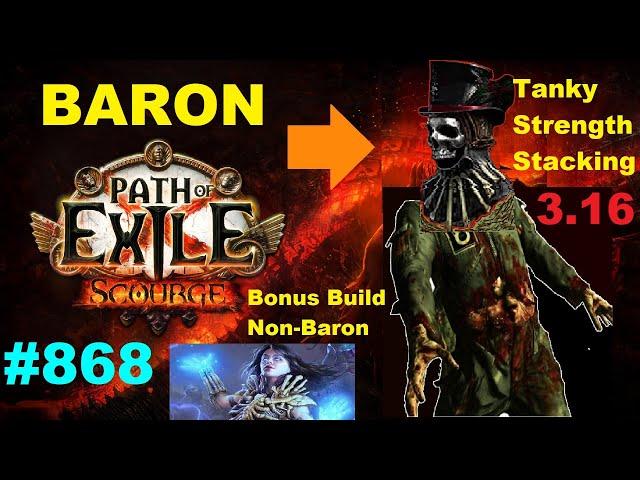 [Path of Exile 3.16] Baron Zombies Necromancer in 3.16 Scourge League Poe & 2nd build no baron - 868