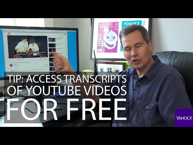 How to make YouTube transcripts