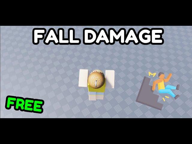 Free Fall Damage System | Roblox Studio