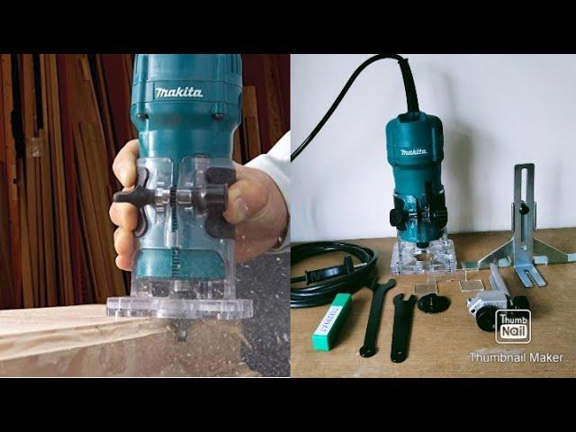 Improve your woodworking skills with MAKITA 3709 Trimmer (Unboxing/Test)