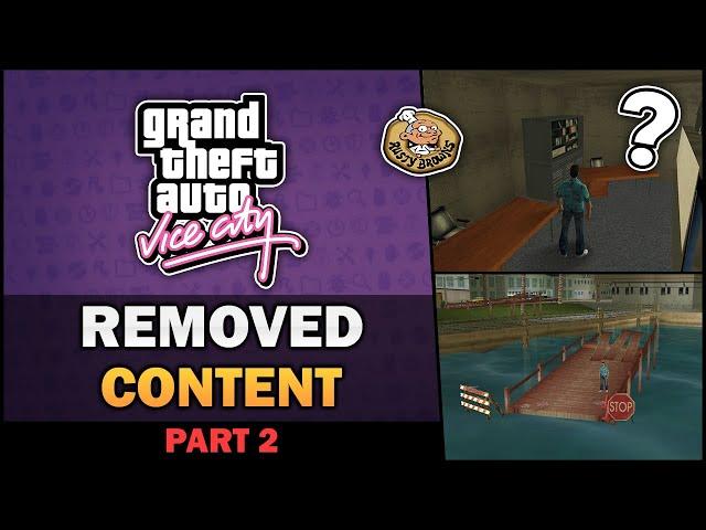 GTA VC - Removed Content [Part 2] - Feat. Badger Goodger