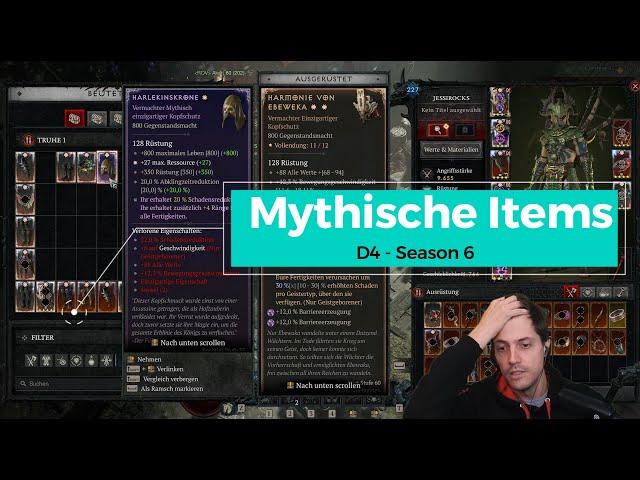 Diablo 4 - Mythische Items in Season 6: Warum sie ein großes Problem sind!