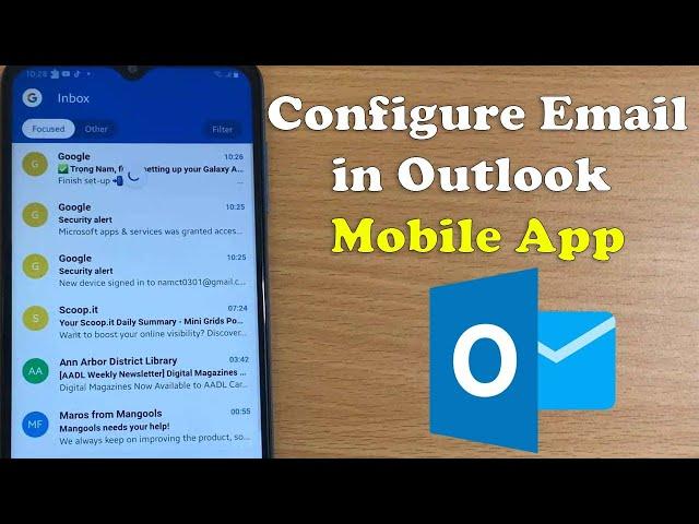 How to Add Email in Outlook Mobile App | How to Configure Email in Outlook Mobile Application