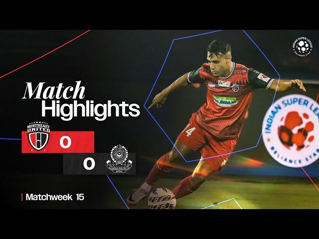 Match Highlights | NorthEast United FC 0-0 Mohammedan SC | MW 15 | ISL 2024-25