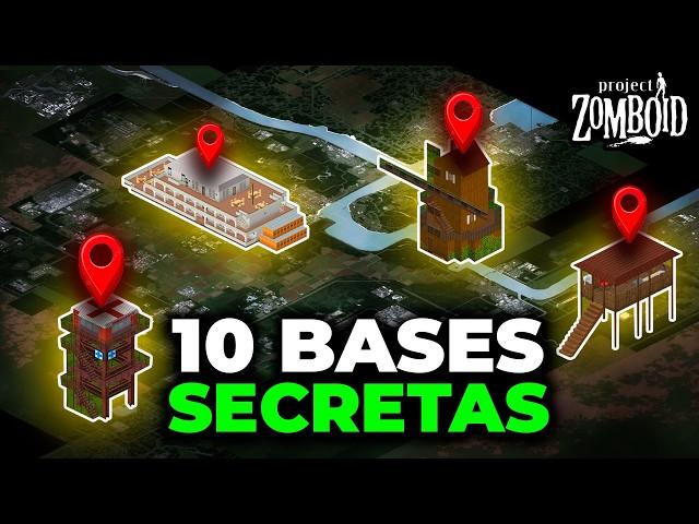 CONHEÇA AS 10 BASES SECRETAS DO PROJECT ZOMBOID