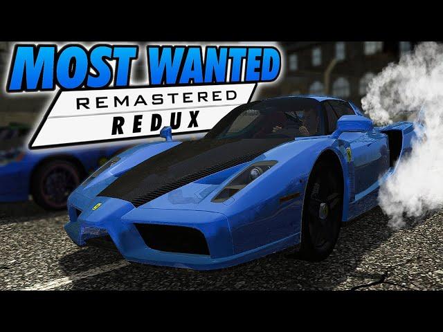 NFS Most Wanted Remastered with Redux V3 - Amazing Graphics and New Cars! | KuruHS