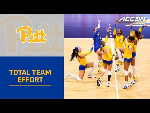 Pitt Volleyball's Total Team Hustle Pays Off