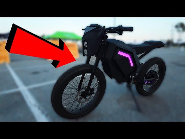 FIRST LOOK - Vexcite MK1 Electric Bike - 72v 3000w ALL BLACK eMoto!