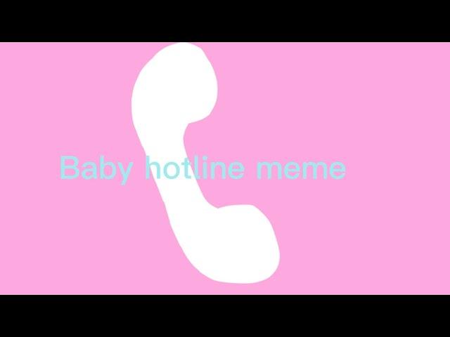 Baby hotline background for animation memes flash warning and trigger warning