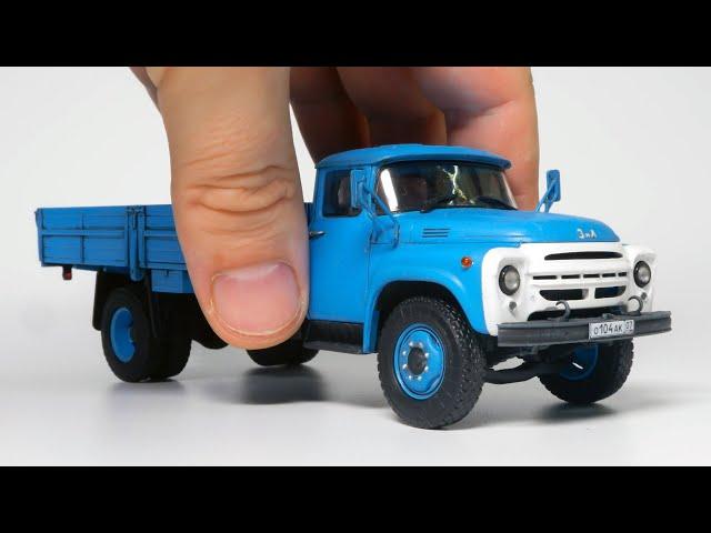 Zil-130g - A TRUCK FROM CHILDHOOD: how to assemble and paint scale model