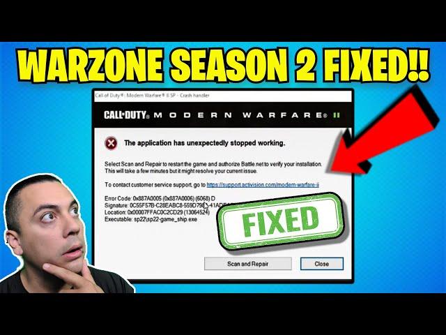 How To Fix  Warzone 2 Season 2 Game_Ship.exe error and DirectX crashing!