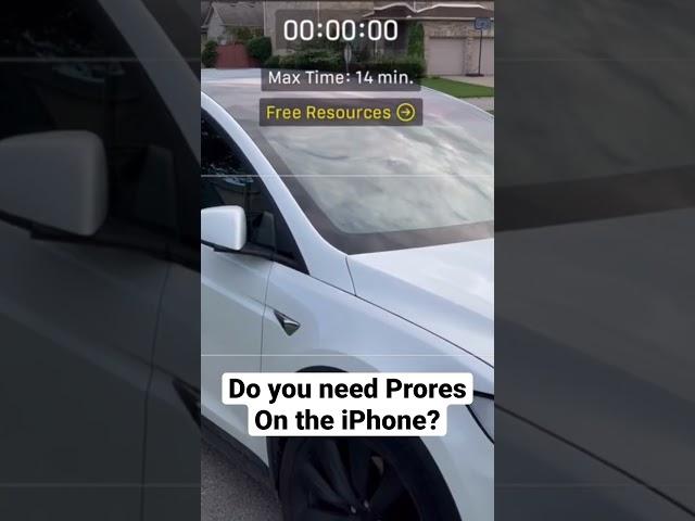 Is ProRes on the iPhone worth it?