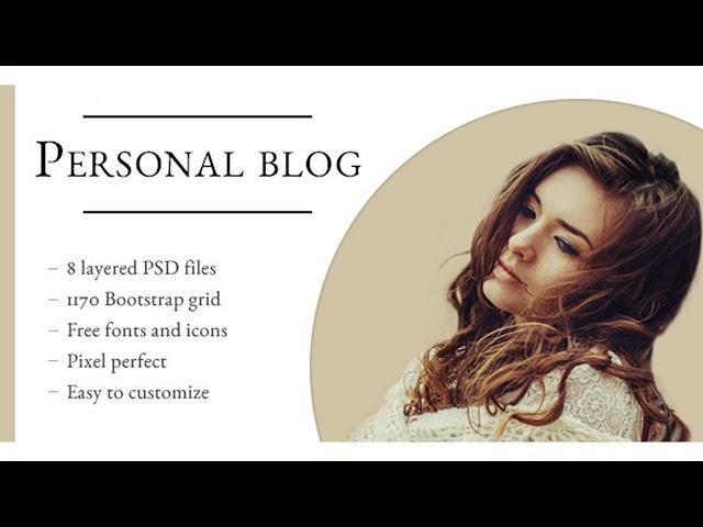 Lisa Doe - Personal Blog PSD Template | Themeforest Website Templates and Themes