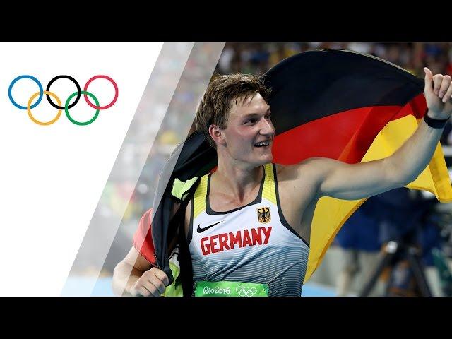 Rohler wins Germany's first javelin gold in 80 years