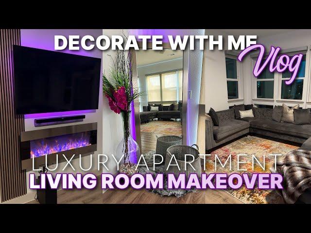 Weekly Vlog: Furnishing My LUXURY APARTMENT | Living Room MAKEOVER