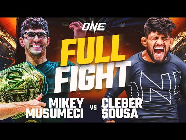 High-Octane Grappling ️ Mikey Musumeci vs. Cleber Sousa | Full Fight