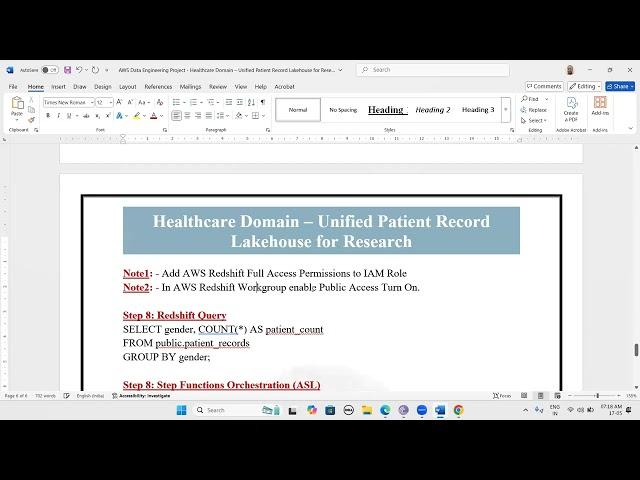 Banking Domain Project for AWS Data Engineering Part 5, AWS Data Engineering Project
