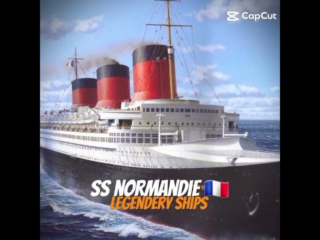 SS NORMANDIE EDIT #edit #history #historicships #SHIPLOVERS #youtubeshorts #oceanliner #