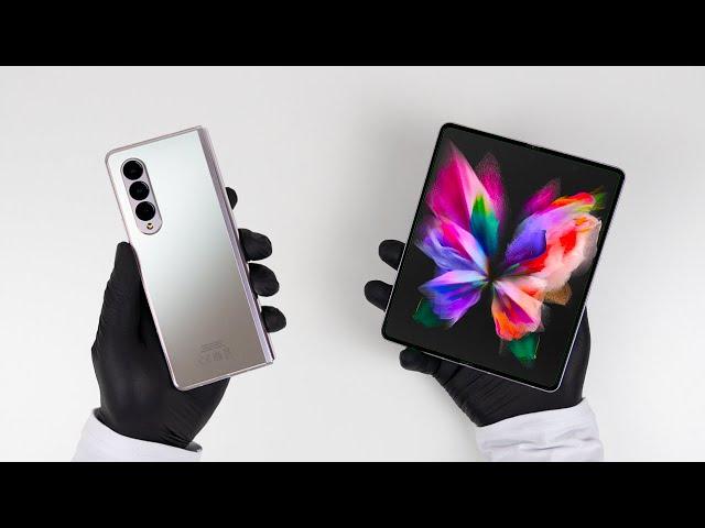 Samsung Galaxy Z Fold 3 5G Unboxing + Gameplay - ASMR