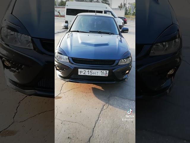 приора в обвесе от кампании Тюнинг Пласт.