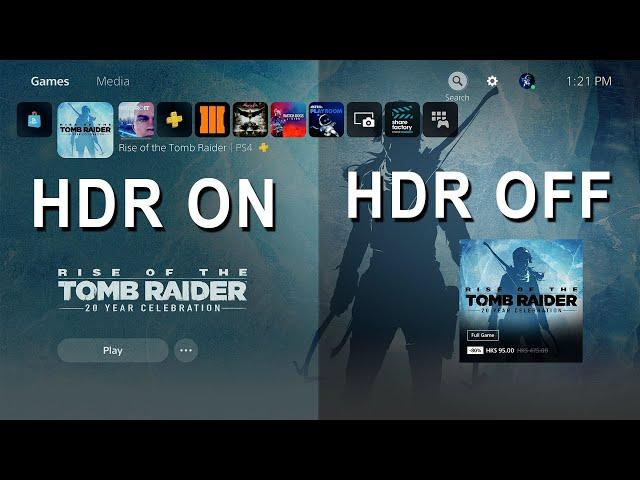 PS5 HDR OFF Vs ON Display Difference Graphics Comparison [ ENABLE 4K HDR ON & OFF [ Playstation 5 ]
