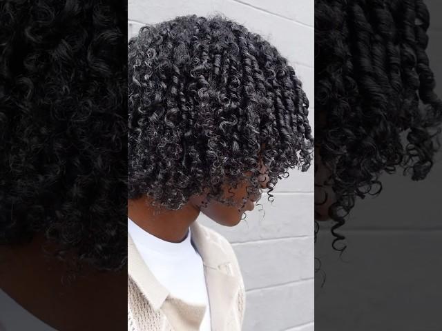Loose Finger Coils Tutorial #afro #curls #curlyhair #hair #naturalhair #curly #blackhair #hairstyle