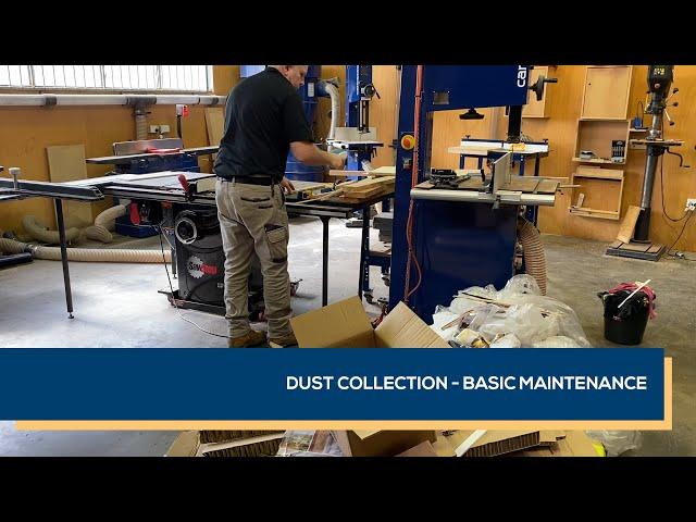 Carbatec Basic Dust Collector Maintenance