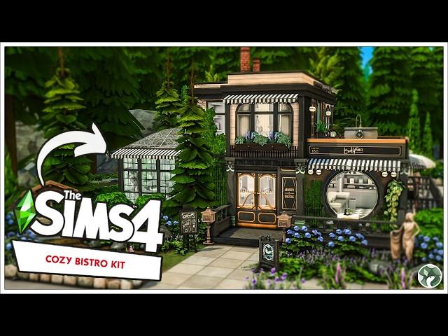 Cauldron Brewed Bistro  The Sims 4 Cozy Bistro Kit Speed Build