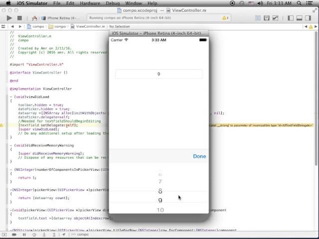 Drop Down List in IOS In Objective C