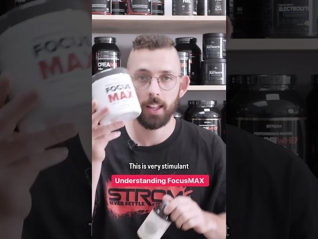 Strom Sports FOCUSMAX nootropic supplement explained SIMPLE