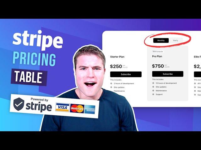 Create a Pricing Table with Stripe (with monthly/yearly Toggle)