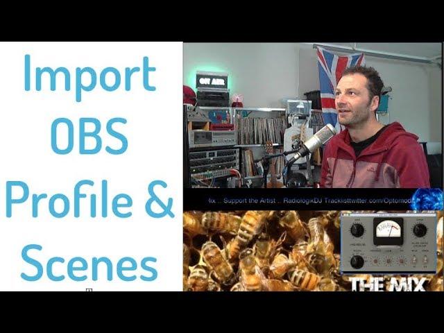 Export & Import Your OBS Profile & Scenes