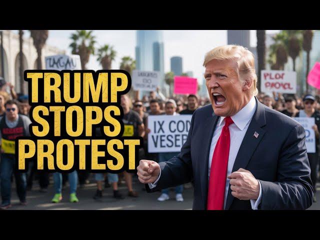TRUMP MELTING ANTI ICE PROTEST