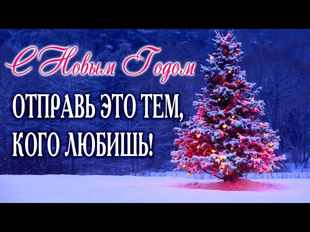 С НОВЫМ ГОДОМ 2024! СТИХ ДО МУРАШЕК! Доброе утро Новый Год! Поздравление, Открытка