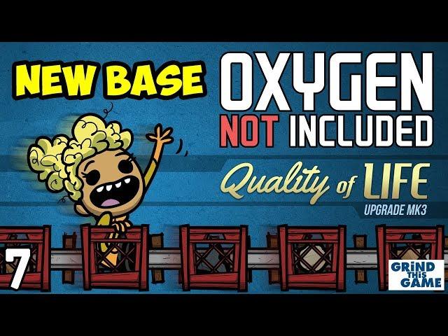 Oxygen Not Included #7 - COOL OXYGEN Setup - Quality of Life Upgrade Mk 3 (QoL Mk3)