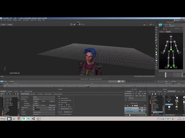 MotionBuilder: Animating a Camera Using Key Frames