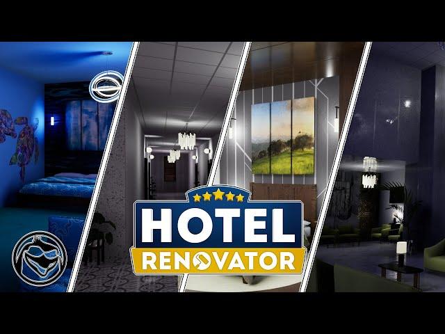 Hotel Renovator | Episode 1 - Lobby, Hallway, & Four Rooms (No Commentary)