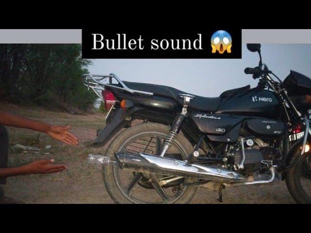 splendor ko bullet bana Diya/ splendor bullet #experiment #crazyindianhacker #viral #trending