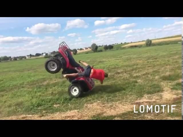 ATV fail упал с квадроцикла