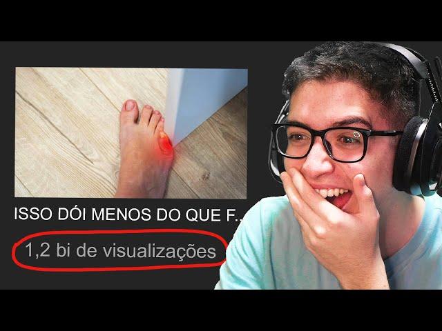 Recebi a Lista dos VÍDEOS MAIS VISTOS dos Youtubers