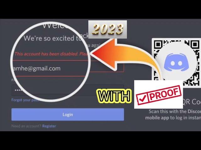 How to recover disabled Discord account 2023  in English with PROOF